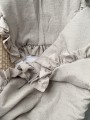 Pościel dziecięca muślinowa z falbanką Golden dost boho beż