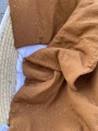 Pościel dziecięca muślinowa golden dots boho brąz