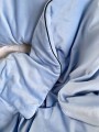 Pościel welurowa baby blue niebieska